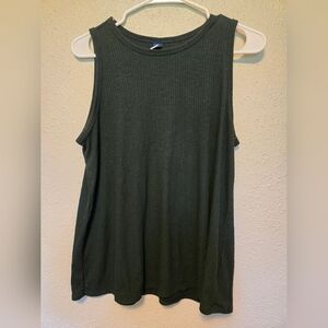 Old Navy Luxe Green Sleeveless Top Medium